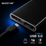 External Hard Drive – USB 3.0 Portable HDD | Ultra Slim, Plug & Play | Fast Data Transfer | Backup Storage for Laptop, PC, Mac (Black) 500 GB