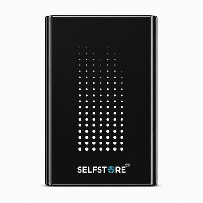 SELFSTORE Portable External Hard Drive USB High Speed Data Storage Drive for Laptop PC Mac Desktop and Backup(500 GB)-Black